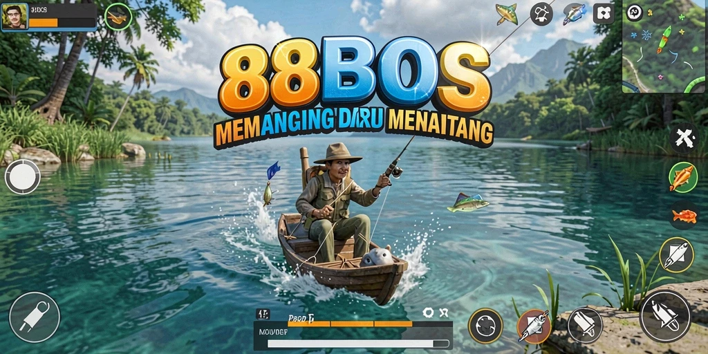 Tangkapan ikan besar dalam gameplay 88BOS yang menantang.