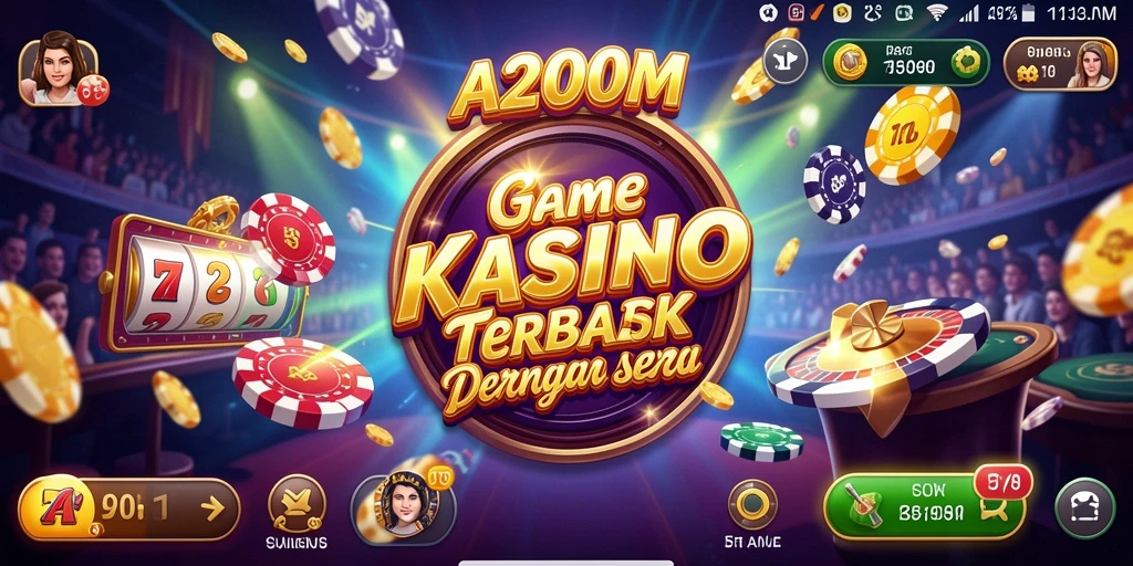 Tampilan gameplay A200M yang mendebarkan dan menarik.