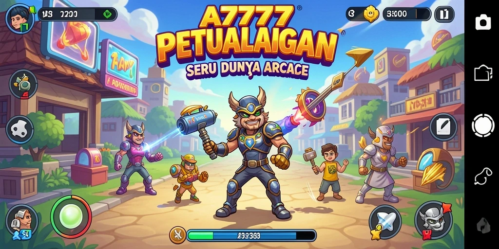 Tampilan gameplay A7777 dengan tantangan seru dan grafis menawan.