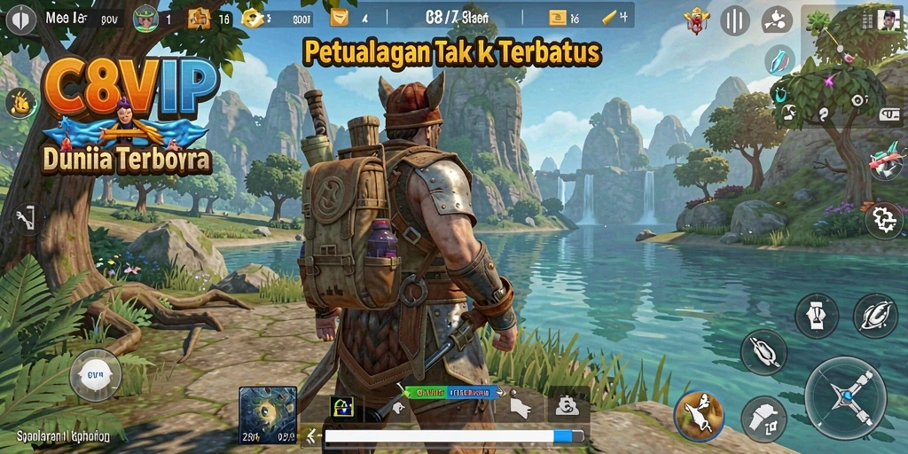 Gameplay Open World C8VIP yang menakjubkan dengan petualangan yang seru.