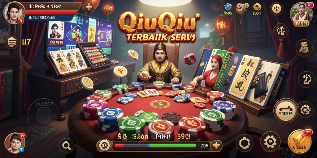 Gameplay seru QiuQiu di IDRRP, penuh tantangan dan keseruan.
