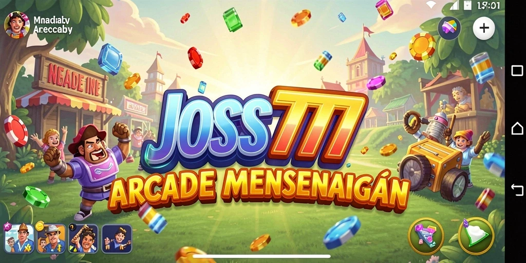 Screenshot gameplay JOSS777 yang menampilkan aksi seru di dunia Arcade.