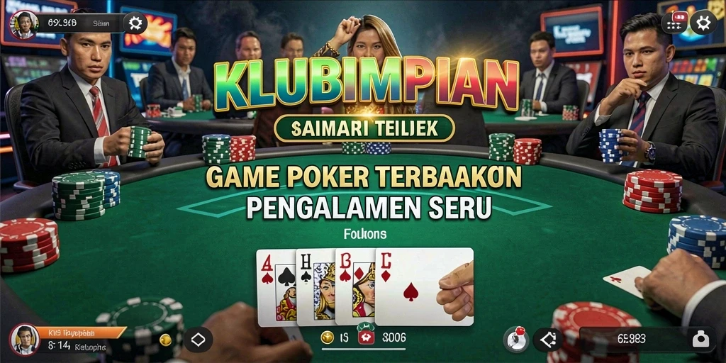 Gameplay seru di KLUBIMPIAN dengan fitur poker menarik.