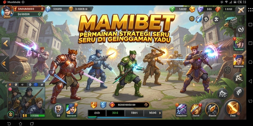 Tampilan menarik dari gameplay MAMIBET yang seru.