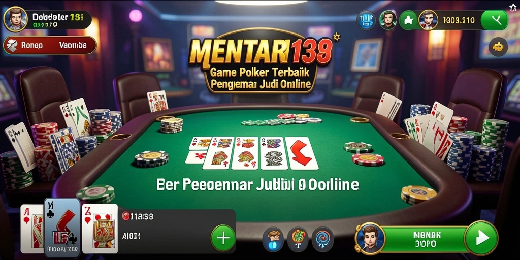 Tampilkan aksi seru dalam permainan Poker di MENTARI138.
