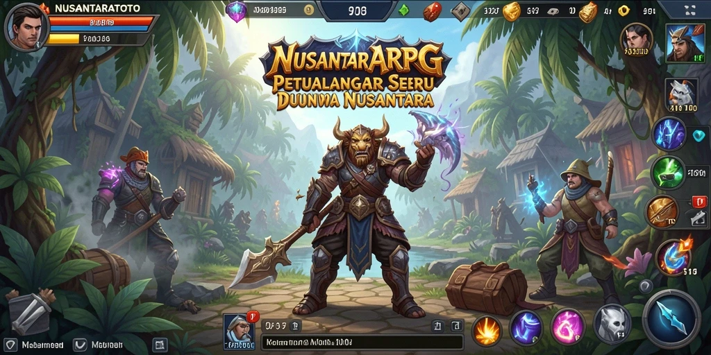 Tampilan gameplay NUSANTARATOTO yang memukau dan mendebarkan.