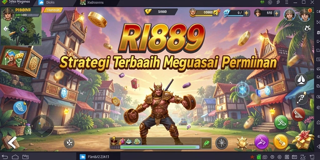 Tampilan gameplay RI889 yang seru dan strategi mendalam.