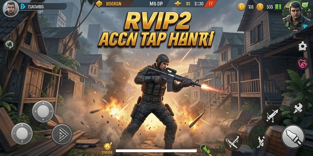 Tangkapan layar gameplay RVIP2 yang menggambarkan aksi mendebarkan.