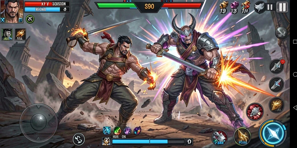 Tampilan screenshot S80 dengan aksi pertarungan yang mendebarkan.