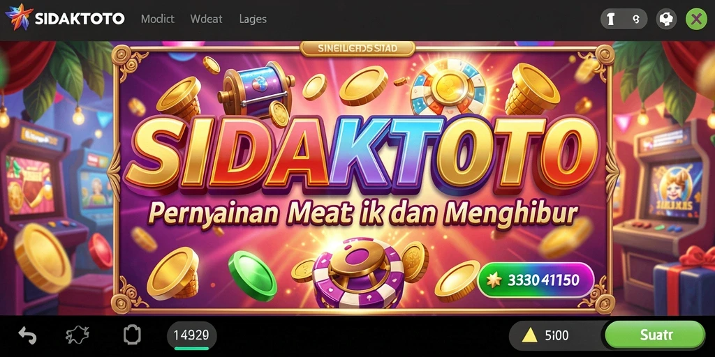 Tampilan menarik dari Gameplay SIDAKTOTO yang seru.