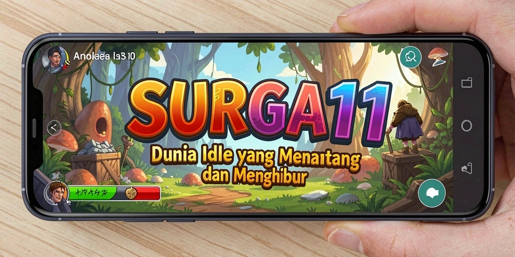 Tampilan gameplay SURGA11 dengan fitur Idle yang menarik.
