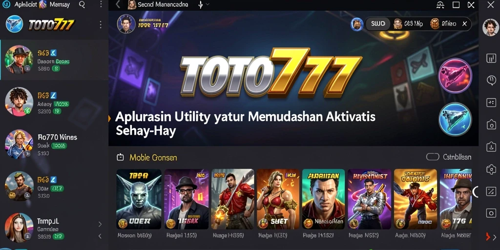Tampilan utama TOTO777 menampilkan antarmuka user-friendly untuk memudahkan navigasi.