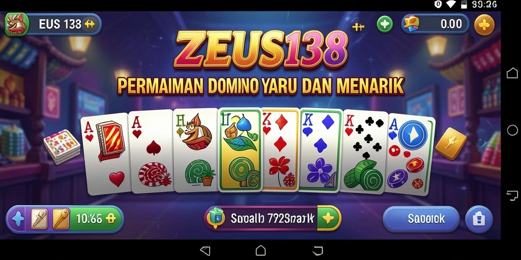 Screenshot gameplay ZEUS138 yang menampilkan keseruan permainan domino.